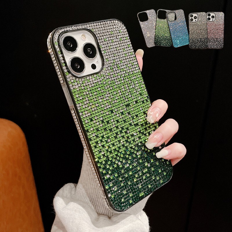 For iPhone 16 Pro Max 15 14 13 12 Crystal Glitter Diamond Bling Sparkle Case gallery