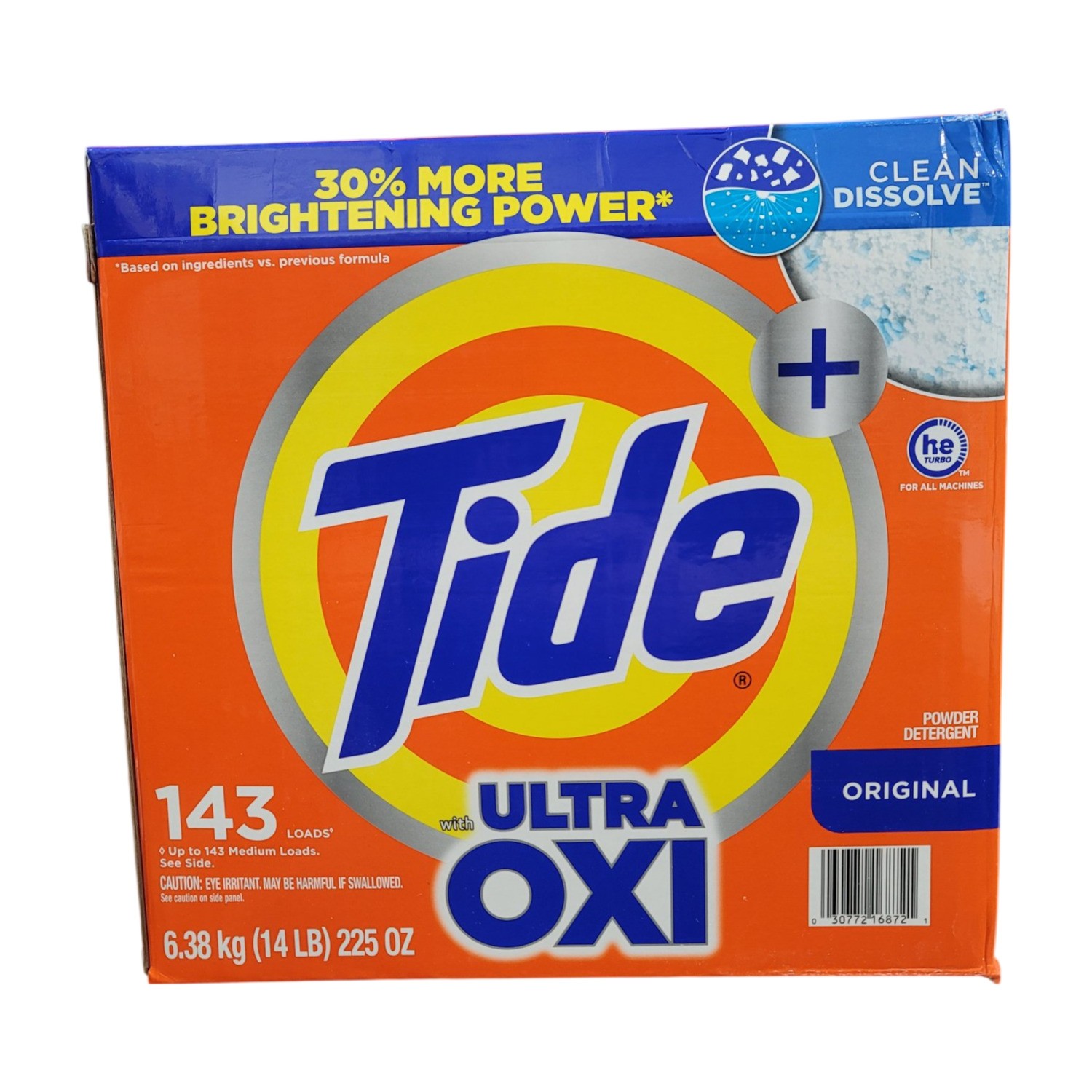 Tide + Ultra Oxi Powder Laundry Detergent, Original, 143 loads, 225 oz. gallery