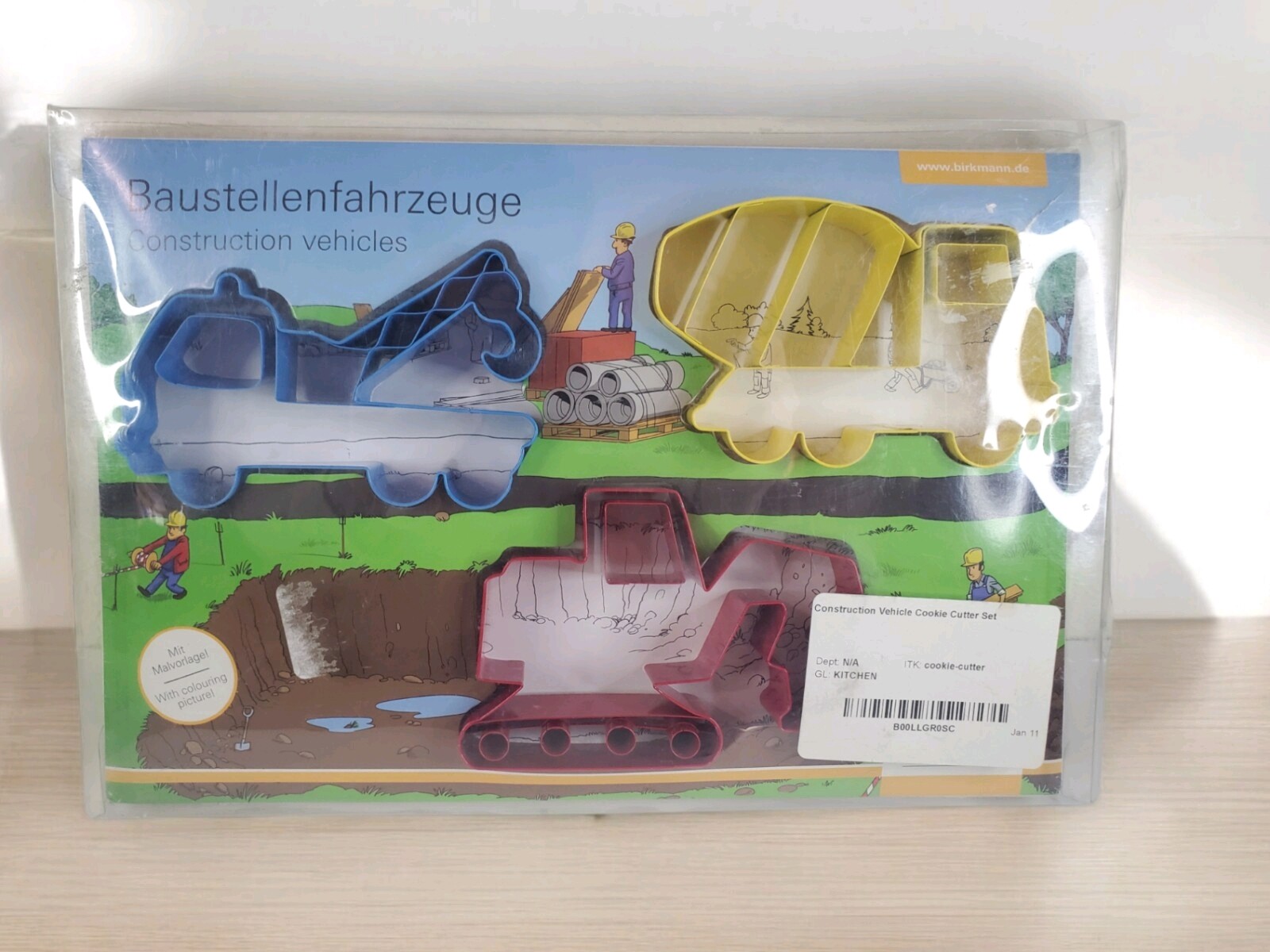 Construction Site Vehicles Biscuit Cookie Cutters 3 German Baustellenfahrzeuge gallery
