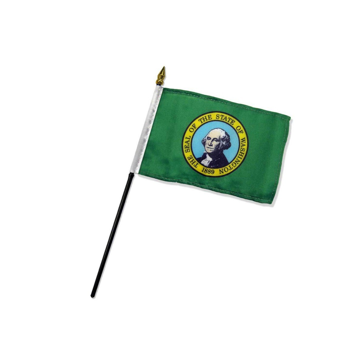 Washington 4x6in State Stick Flag - Mini USA Desk Flag Parade Classroom Decor gallery