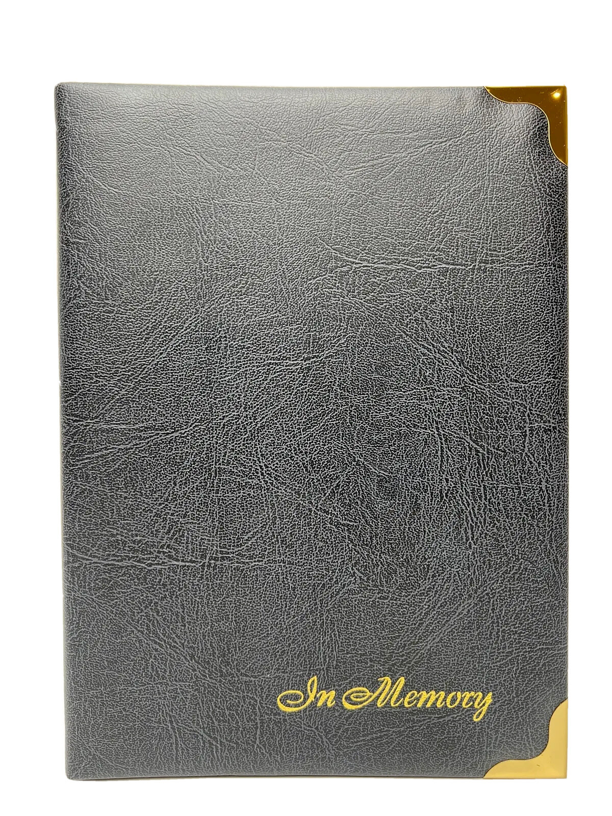 In Memory Funeral Guest Book Condolence Book Life Memory Blue 10" x 7.5" gallery