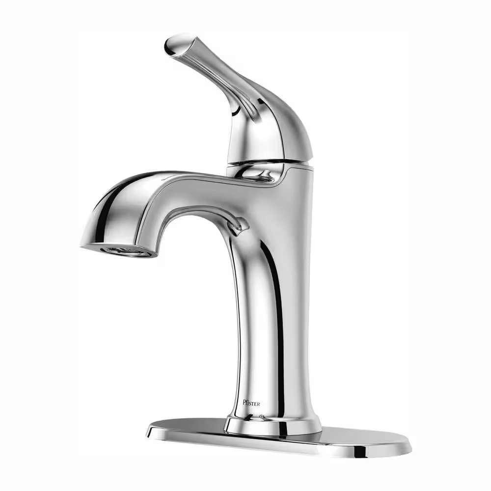 Ladera Single Hole Single-Handle Bathroom Faucet in Polished Chrome gallery