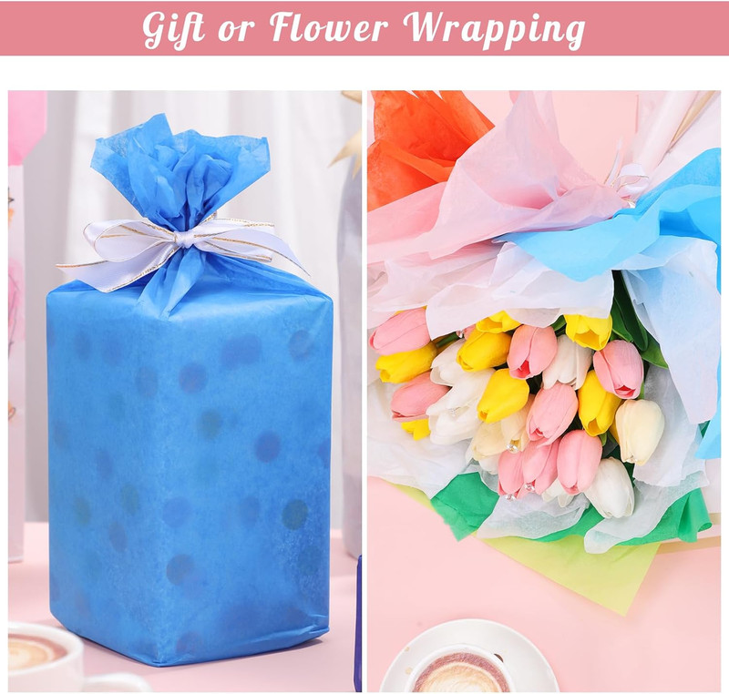 160 Sheets Tissue Paper Bulk for Gift Bags 20 X 14 Inches Multicolor Gift Tissue gallery