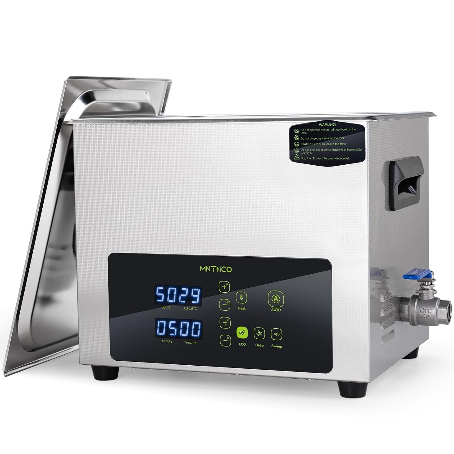 Ultrasonic Cleaner, One-Touch Cleaning,Heating, Deep Mode, ECO Energy-Saving Ult gallery