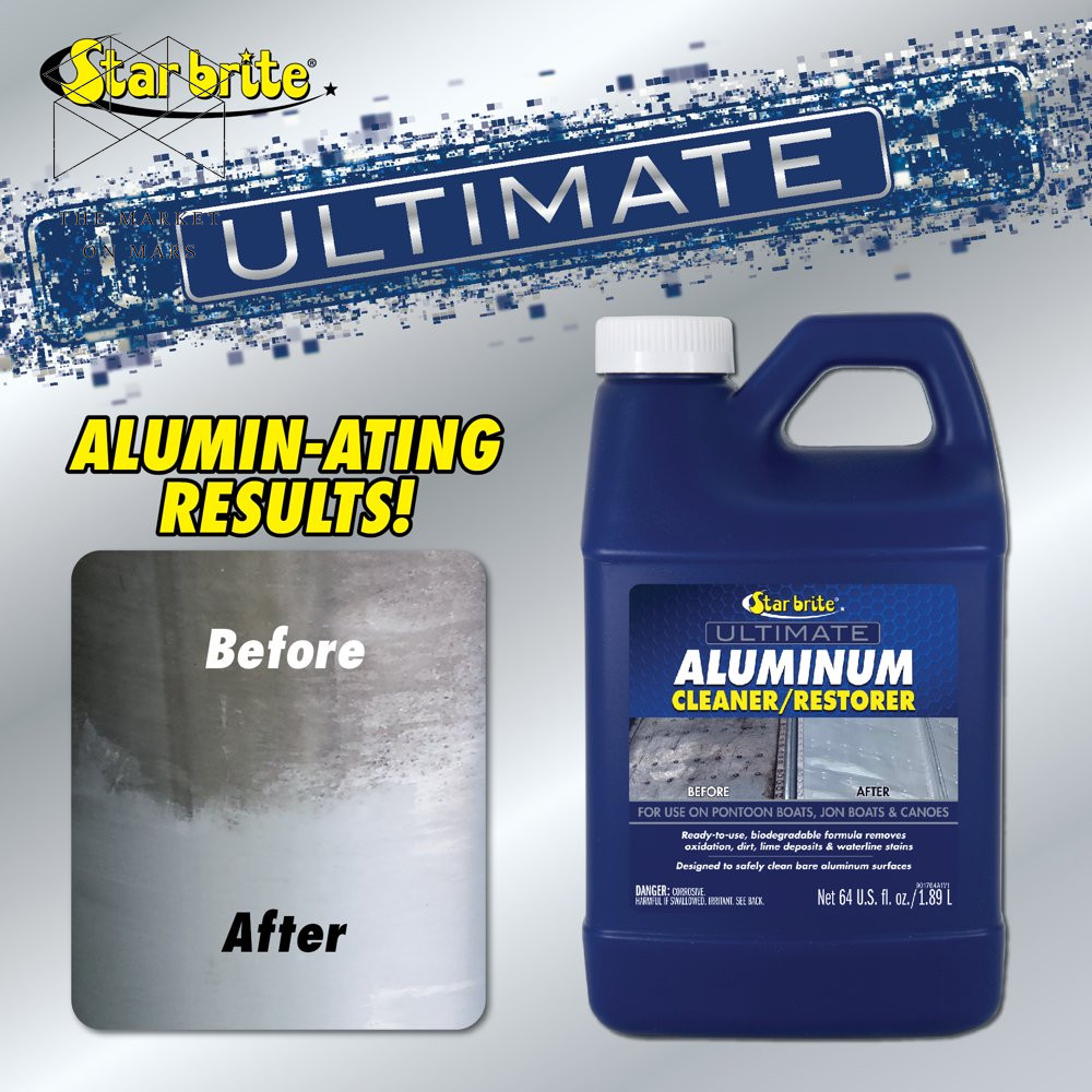 Star Brite Aluminum Cleaner - for Pontoons, Canoes & Unpainted Aluminum 64 oz gallery