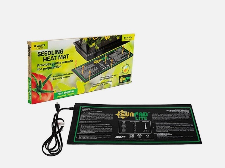 SunPad Lite 17W Propagation Heating Mat for Clones Seeds & Seedlings 9" x 19.5" gallery