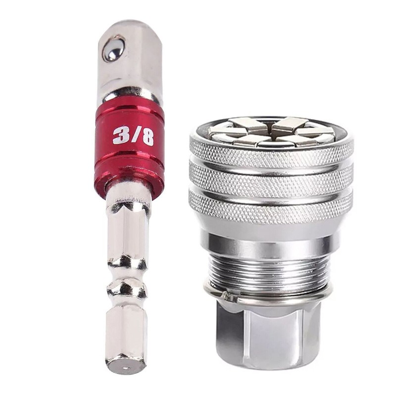 Adjustable Head Spanner Socket Wrench Torque Ratchet Adapter Universal Sleeve US gallery