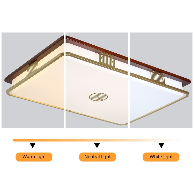 Dimmable LED Ceiling Light Flush Mount Ceiling Light Fixture with Remote Control gallery