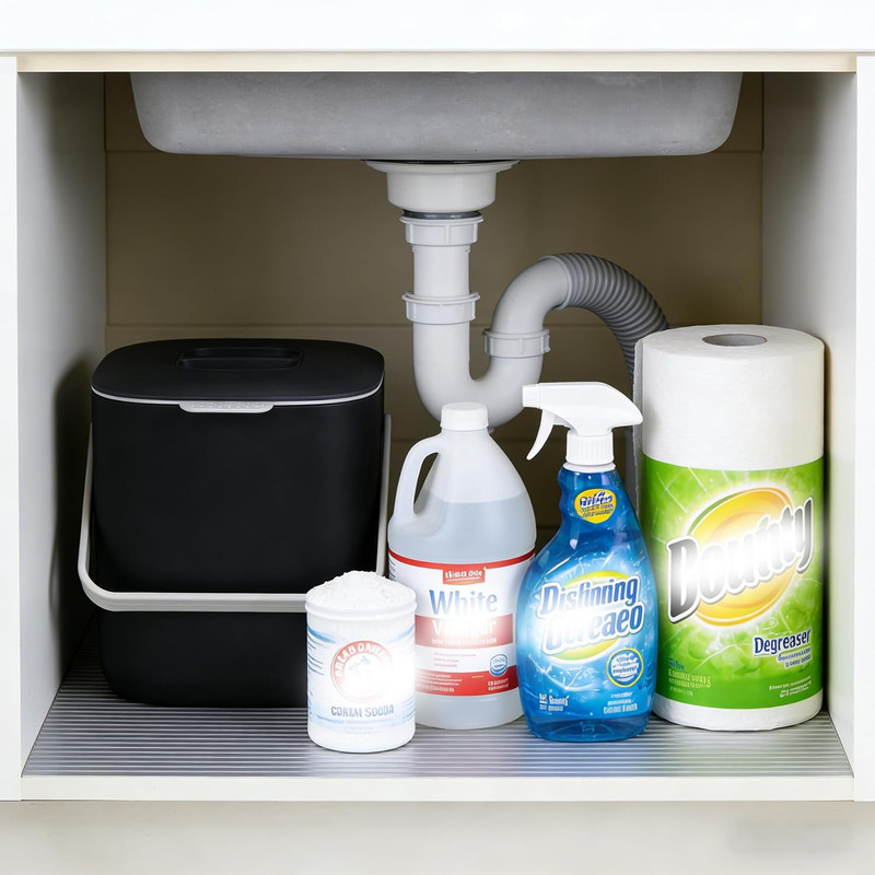 Compost Bin Kitchen, Sealed Countertop Compost Bin，No Filter Required, 0.7Gal In gallery