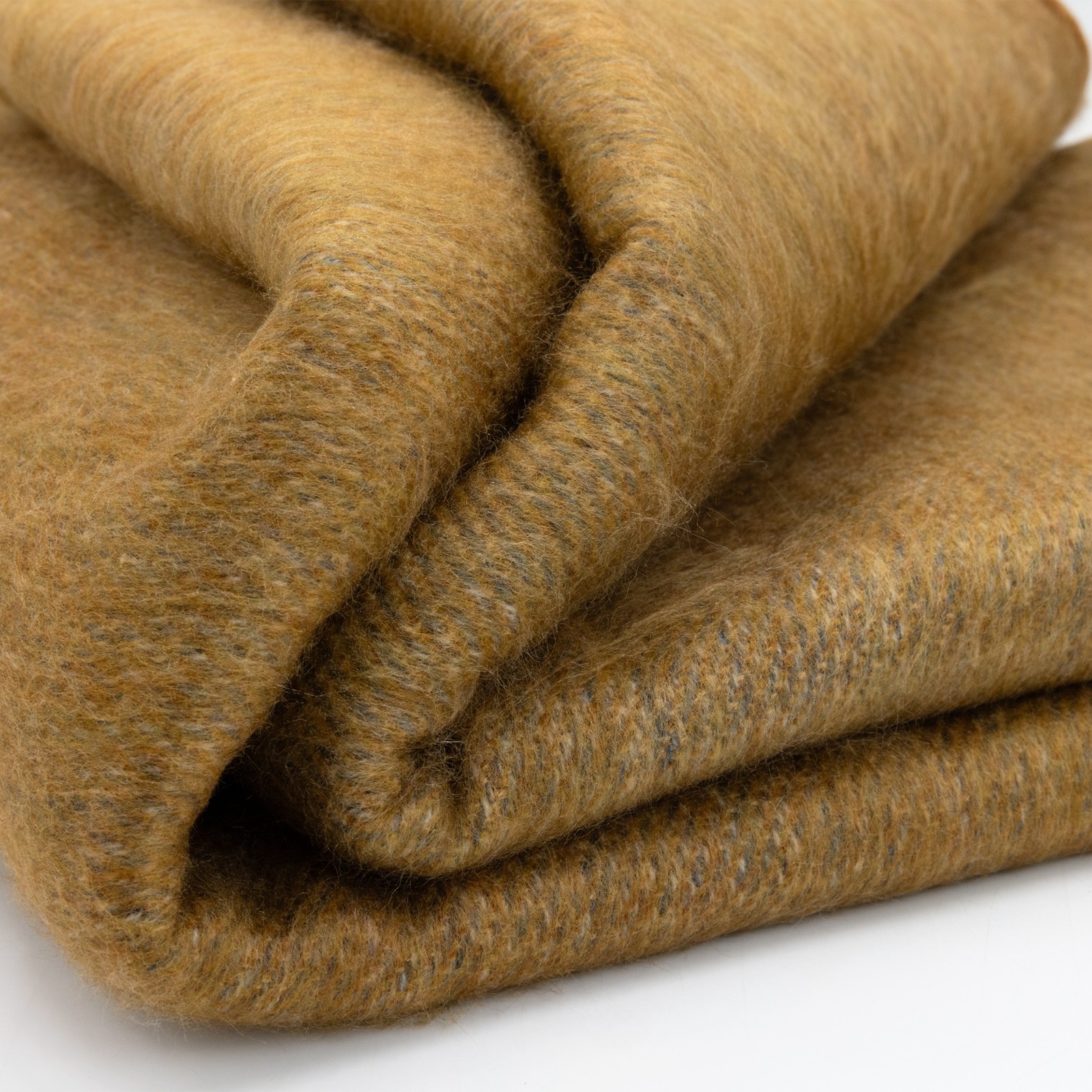 DOUBLE DENSITY ALPACA WOOL BLANKET THROW | QUEEN SIZE | SOFT & WARM – CAMEL GOLD gallery