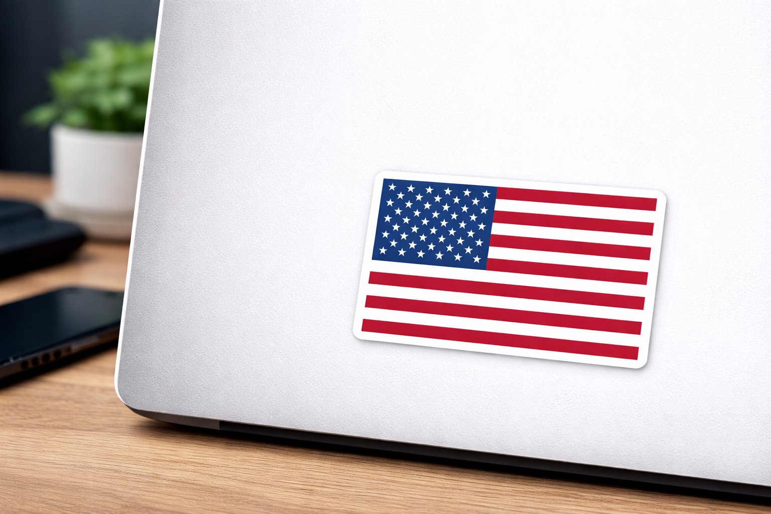 American Flag Sticker USA Flag Decal Patriotic Vinyl Car Truck Laptop Window gallery