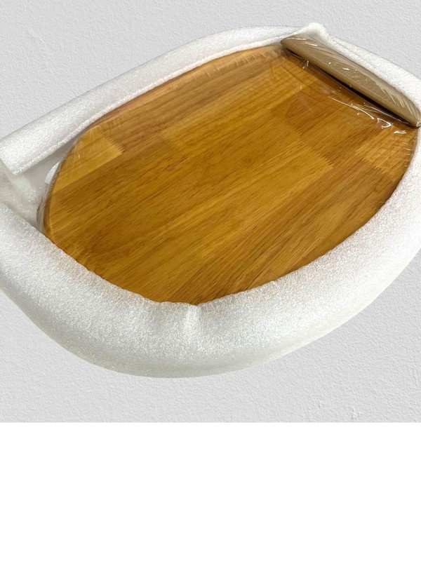 3-Pack Jones Stephens C2B1E17CH Solid Oak Toilet Seat Elongated Piano Finish Chr gallery