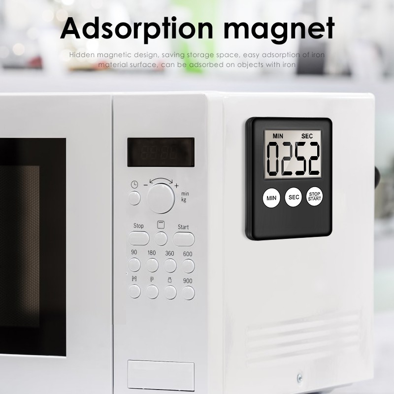 LCD Digital Large Kitchen Cooking Timer Count-Down Up Clock Alarm Magnetic gallery