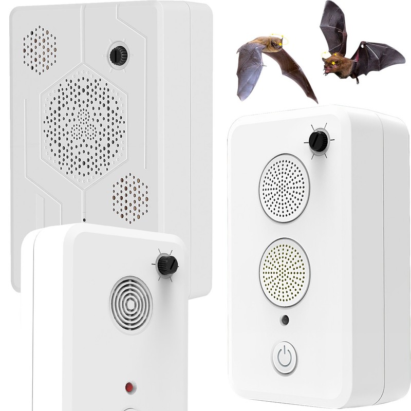 2/4Pack Ultrasonic Bat Repellent Devices Bat Fortress Exclusion Repeller Device gallery