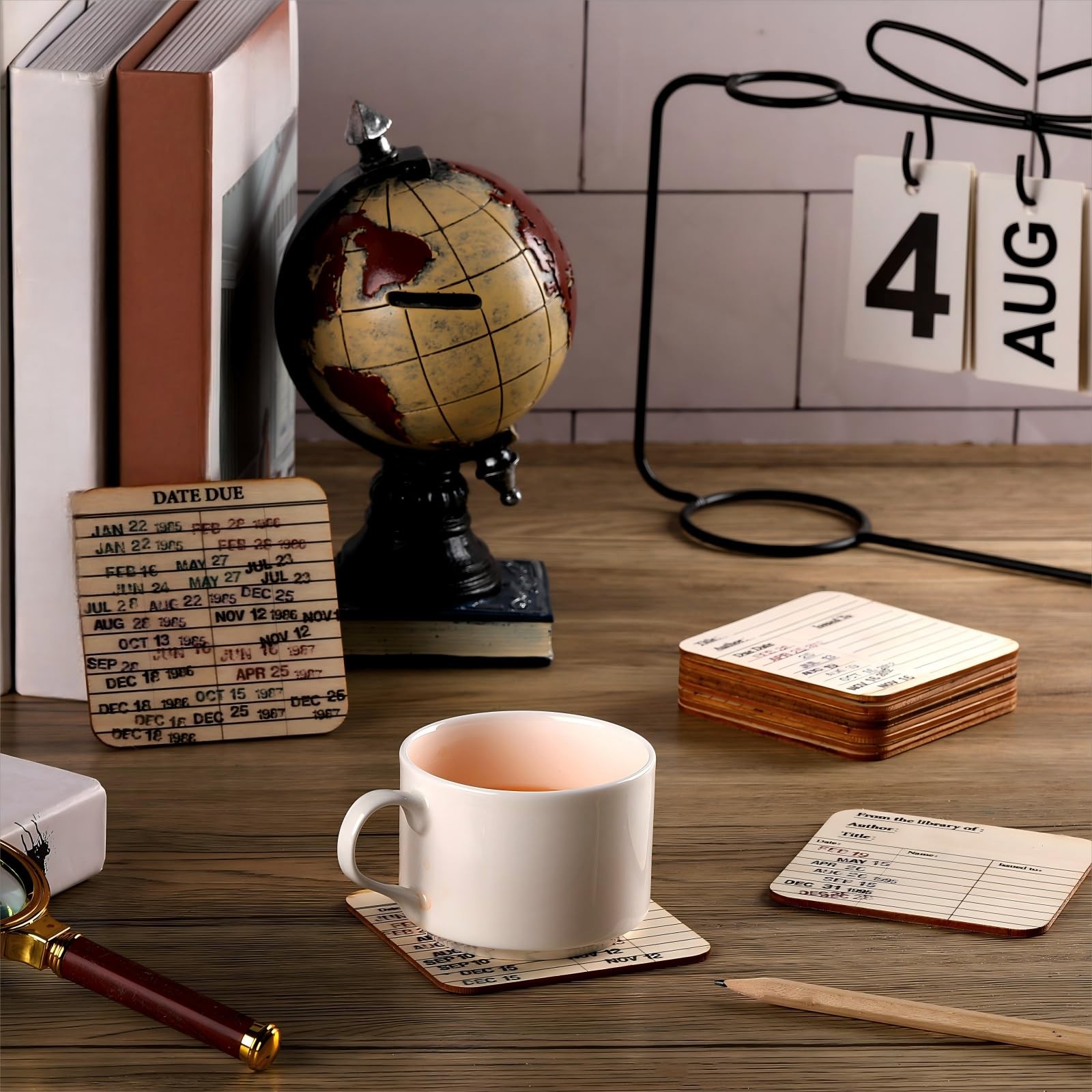 12 Pcs Library approx. 8.8 x cm/ 3.46 x inches, As Pictures Shown gallery