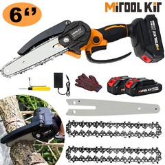 Mini Chainsaw Cordless 6Inch Small Electric Chain Saw/20V 2000 mAh Battery Power