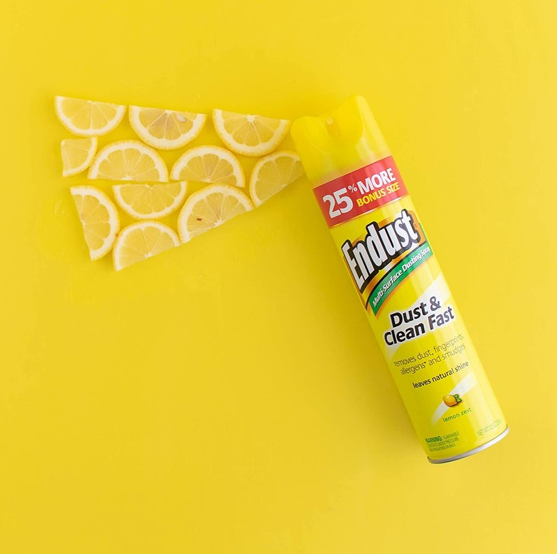 ENDUST Multi-Surface Allergens DUST & CLEAN FAST Natural Shine Lemon Zest 12oz gallery