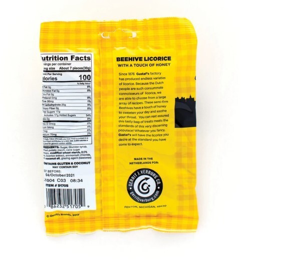 Gustaf's Traditional (Black) Licorice Beehives 5.29 Oz Bag gallery