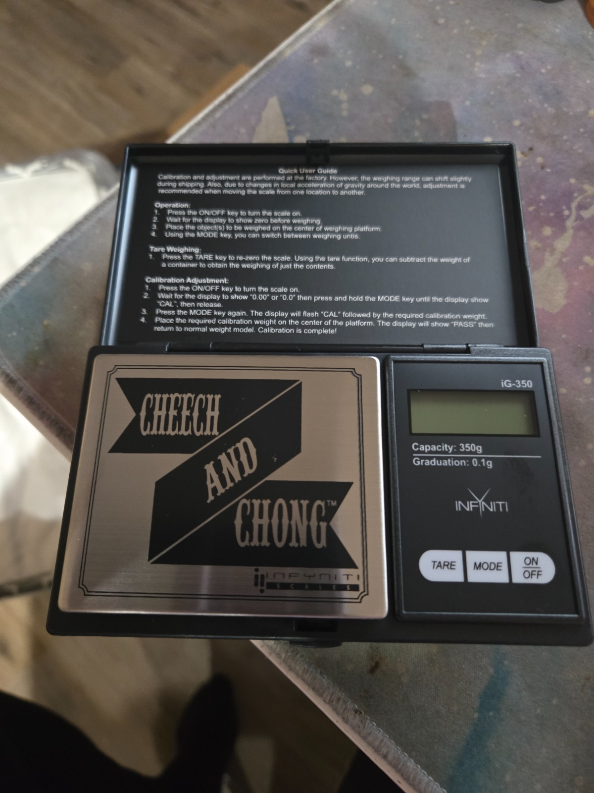 Infyniti Scales Cheech & Chong Styled Digital Scale 350g x 0.1g FREE SHIPPING! gallery