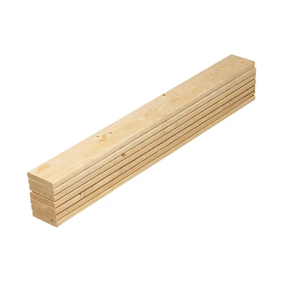 1 In. X 4 In. X 5 Ft. Pine Queen Bed Slat Board (7-Pack) gallery