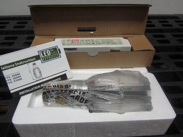 Light Efficient Design LED-8083E40 Post Top LED For HID Retrofit, 4000k, E26.