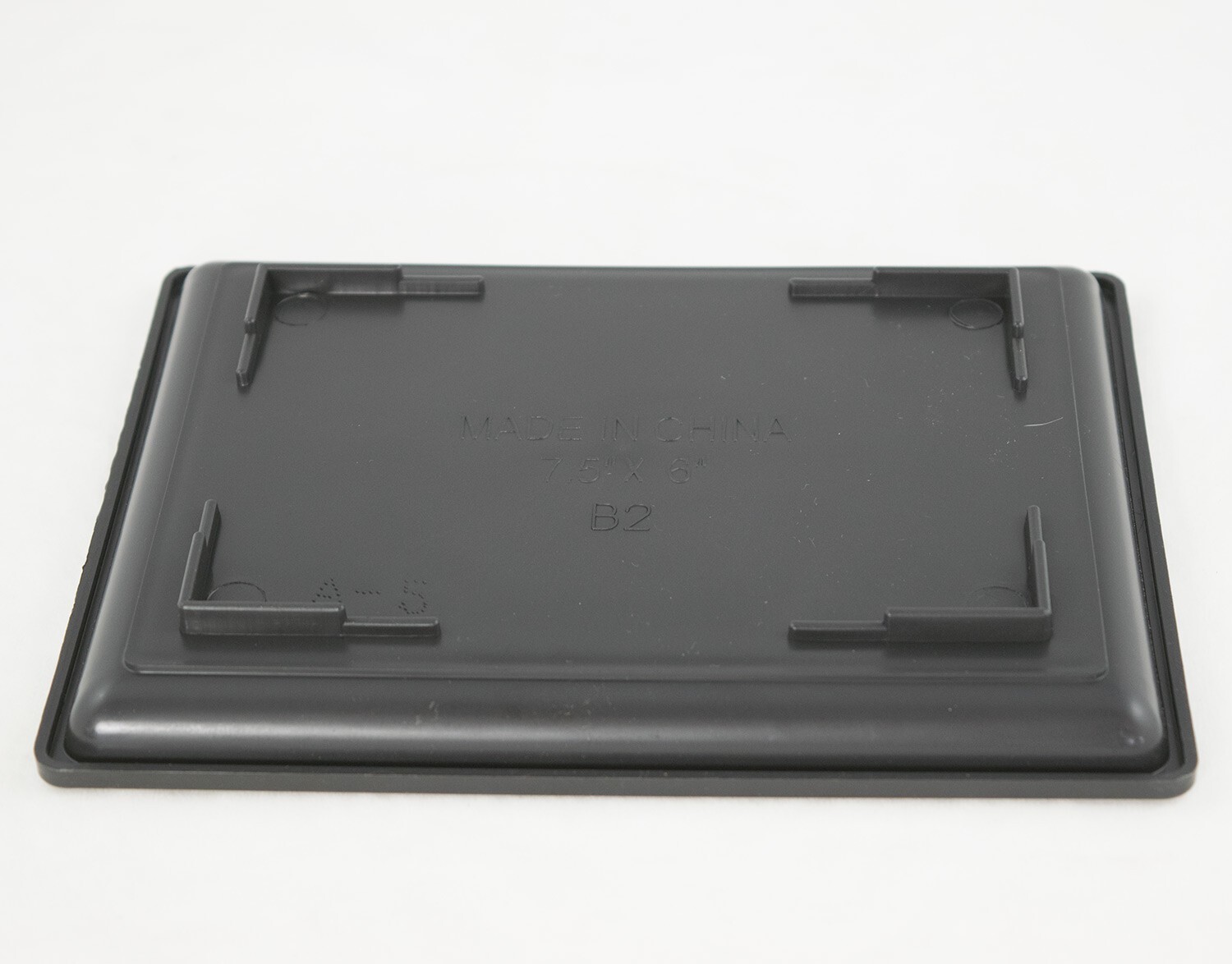 2 Rectangular Black Plastic Humidity/Drip Tray for Bonsai Tree 7.5"x 5.5"x 0.75" gallery