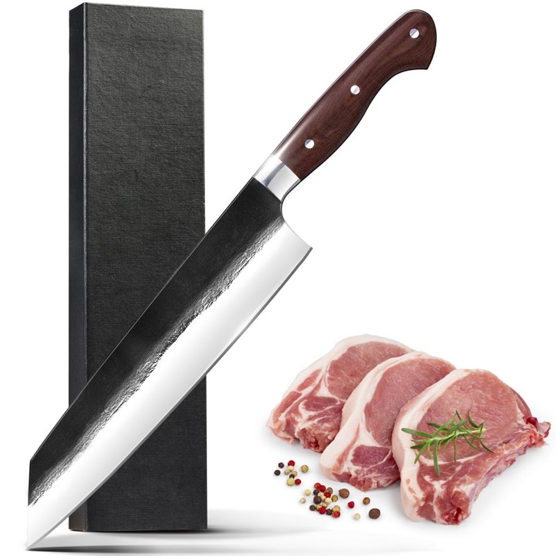 Professional Kitchen Chef Knife High Carbon Steel Blade Ultra Sharp G10 Handle gallery