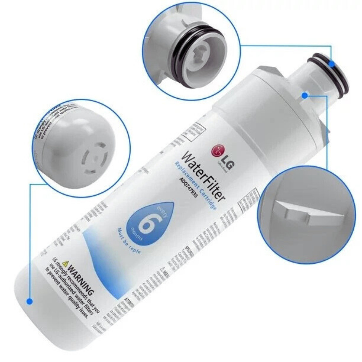 For LT1000P ADQ747935 1 PACK Refresh Refrigerator Ice Water Filter US Stock gallery