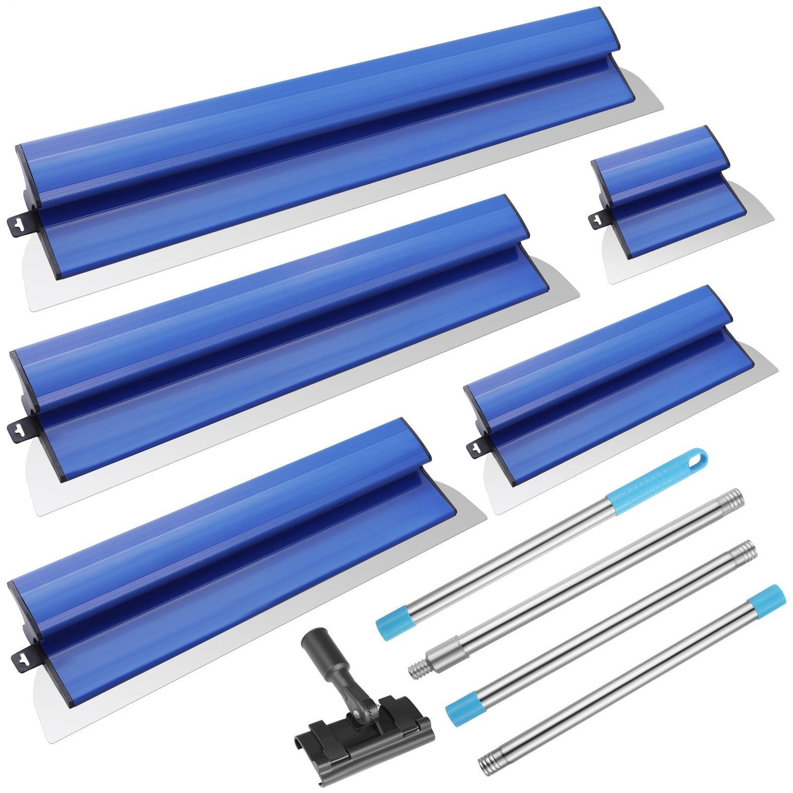 Drywall Composite Skimming Blade Set Knife Combo 10/16/24/31/39in 15-63" Handle gallery