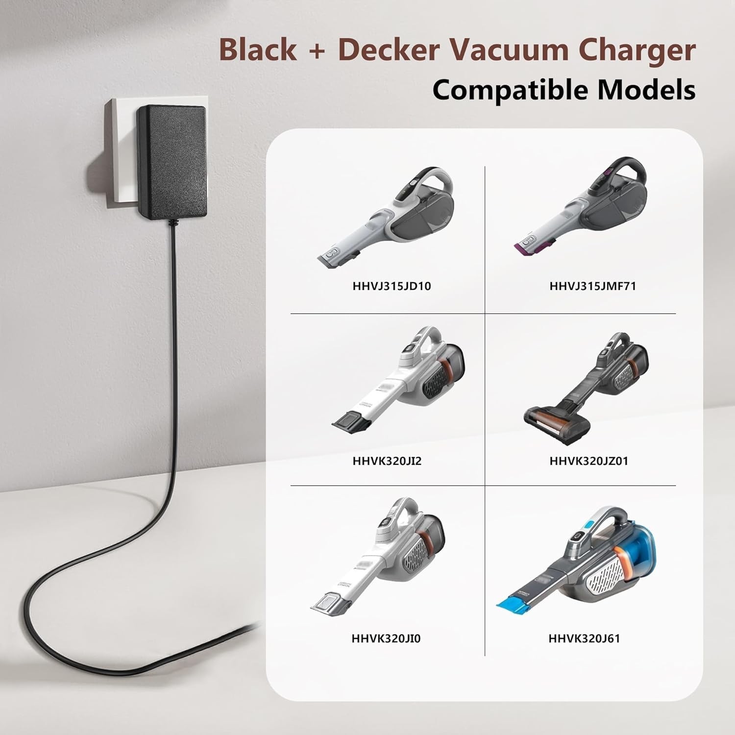 For Black and Decker Handheld Vacuum Charger, 14V Charger for Black and Decker H gallery