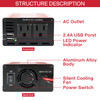 Car Power Inverter 1000/2000 Watts DC 12V to AC 110V Converter Adapter Charger gallery