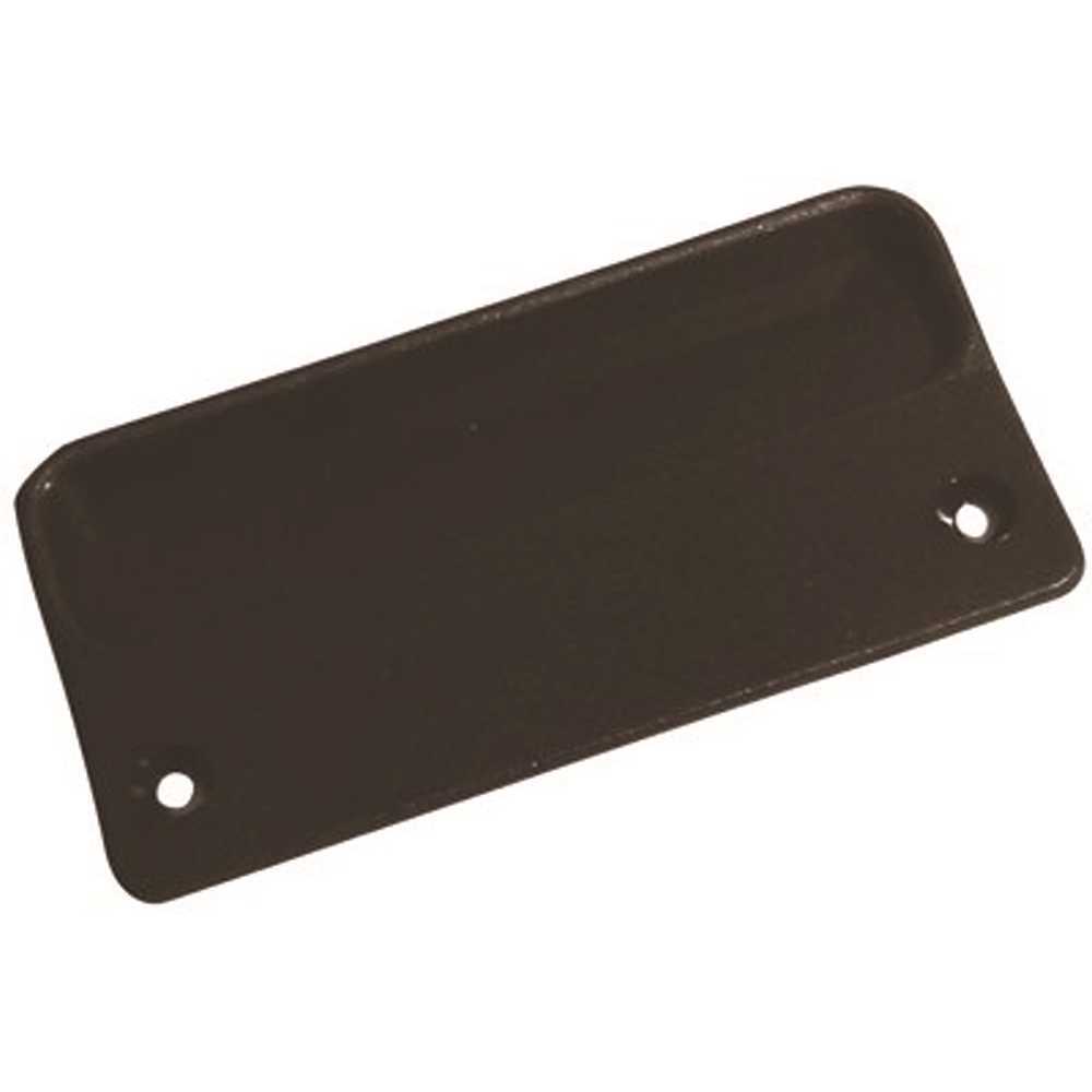 Brixwell Sliding Patio Screen Door Outside Handle - Black Plastic, 3-9/16" H gallery