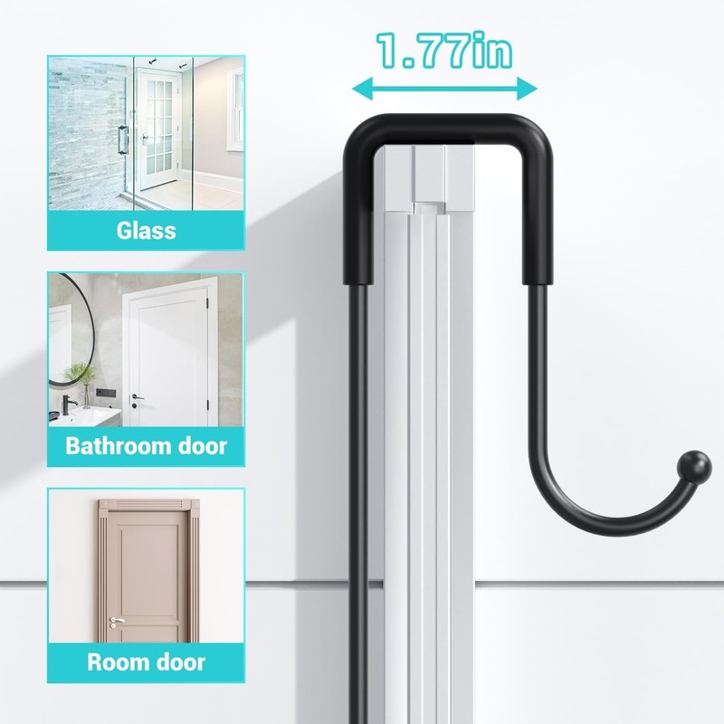 Over the Door Shower Caddy Rustproof Stainless Steel Hanging Bathroom Organizer gallery