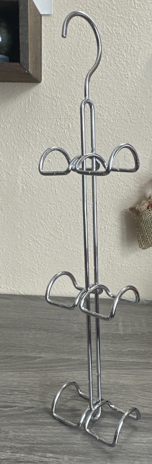 mDesign Metal Wire Over The Closet Rod Hanging Storage Organizer Storing Purse gallery