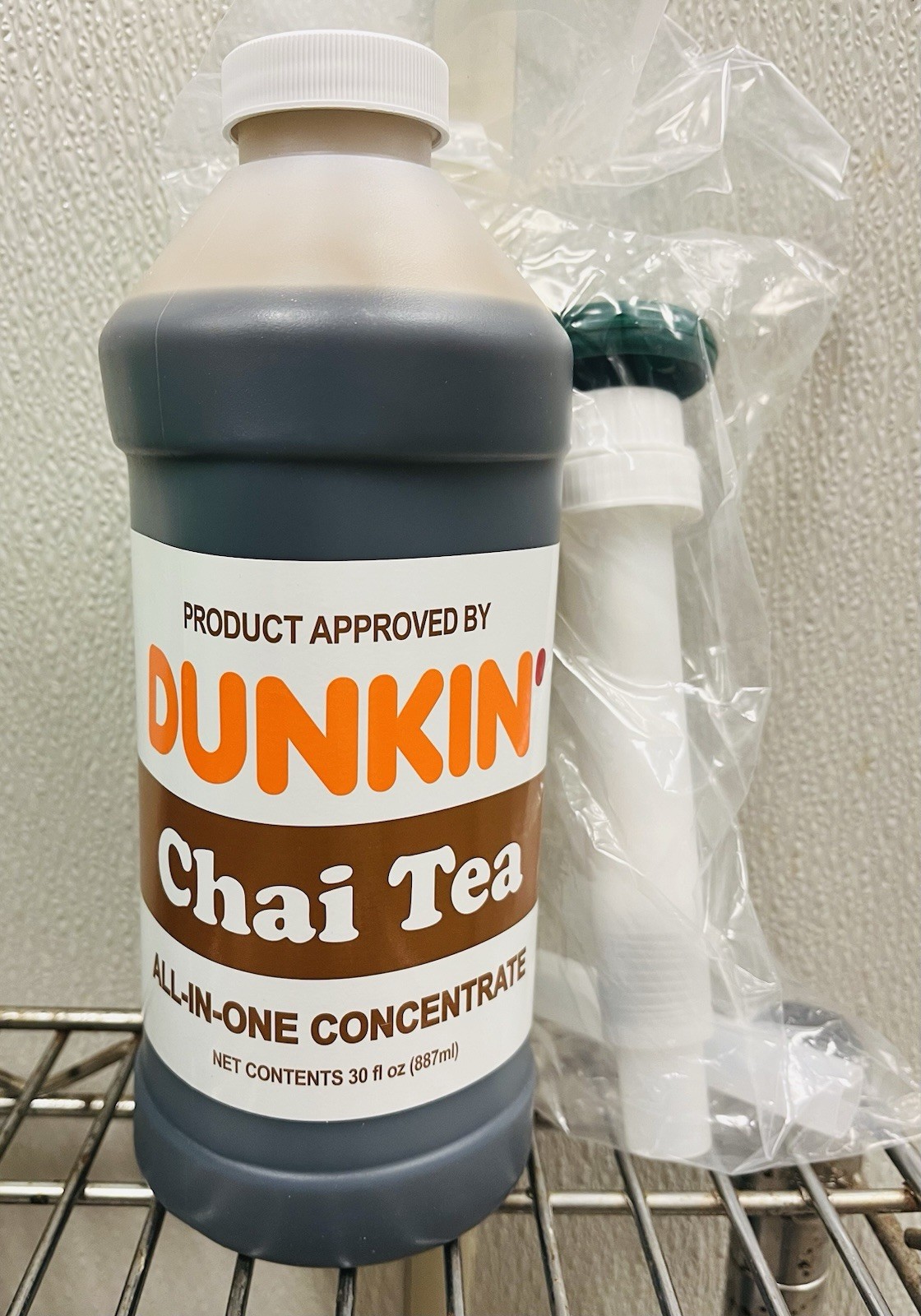 Dunkin Chai Tea Syrup With Pump (Guaranteed To Be In Date) gallery