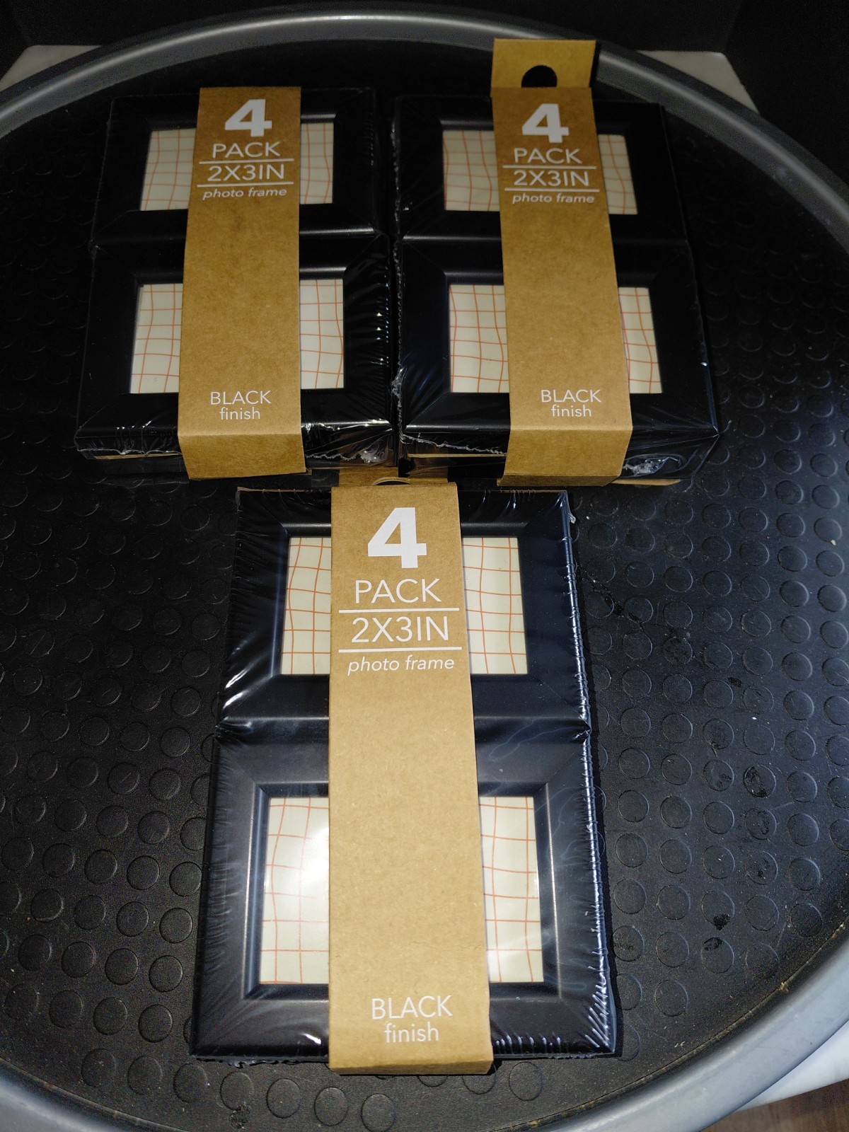 12 Pack Harbortown Mini Frames 2x3 In. Black New In Box gallery