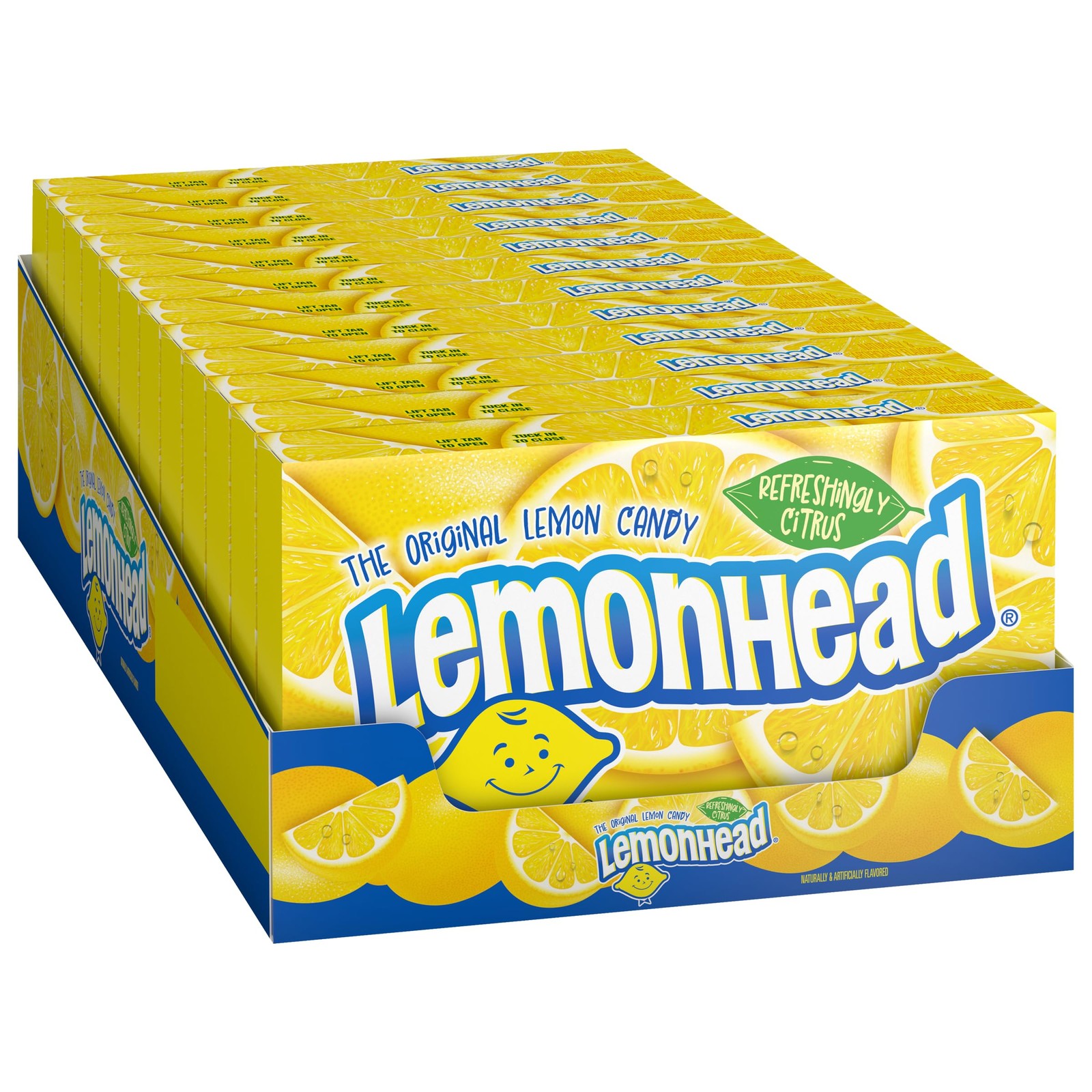 Lemonhead Hard Lemon Candy, 5 Ounce Movie Theater Candy Boxes (Pack of 12) gallery