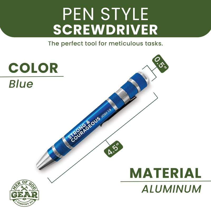 8 in 1 Pen Style Screwdriver Strong And Courageous Josh 19 Multi Tool gallery
