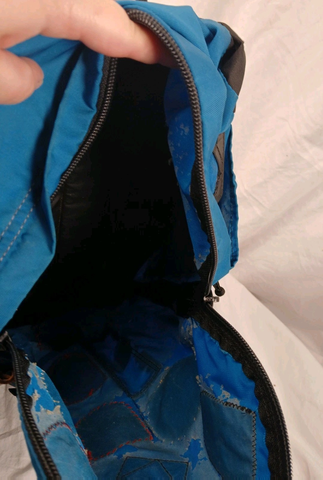 Rei Back Pack With Patches, Blue 3
