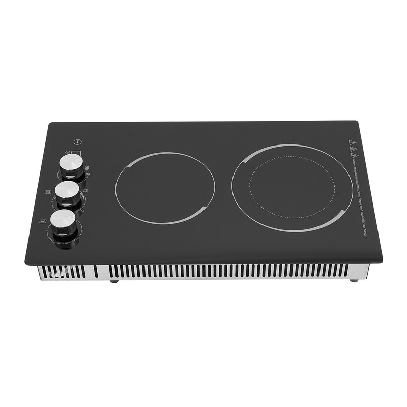 Knob Control 90 Min Timer Electric 1100w Cooktop Embedded Cooktops For Home gallery