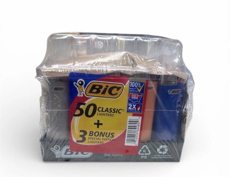 BIC Classic Disposable Butane Soft Flame Lighters, Multicolor 53 Pack gallery