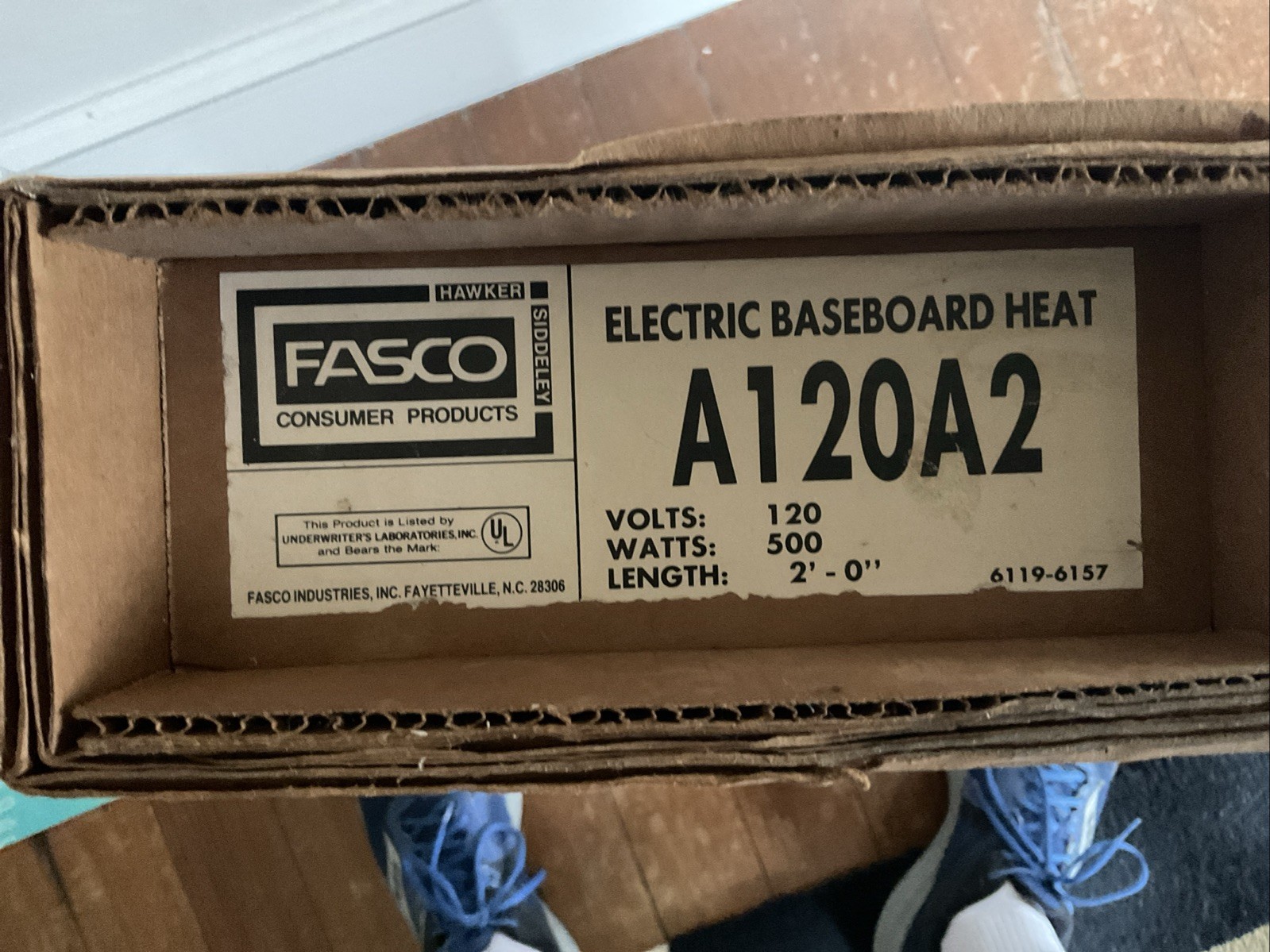 Electric Baseboard Heater 24” 500watts Fiasco gallery