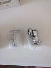 Signature Hardware Deck Mount Coupler 2″ Short Chrome Set Of 2 Rl-057-C