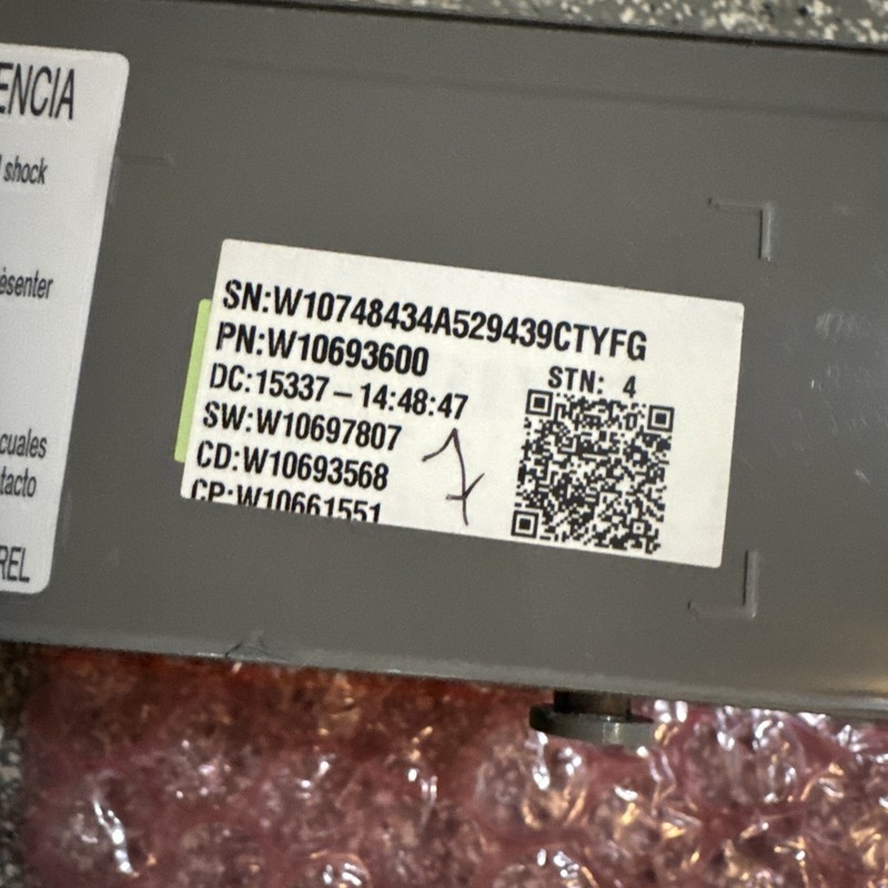 Whirlpool Washer WPW10693600 W10693600 Control Board gallery