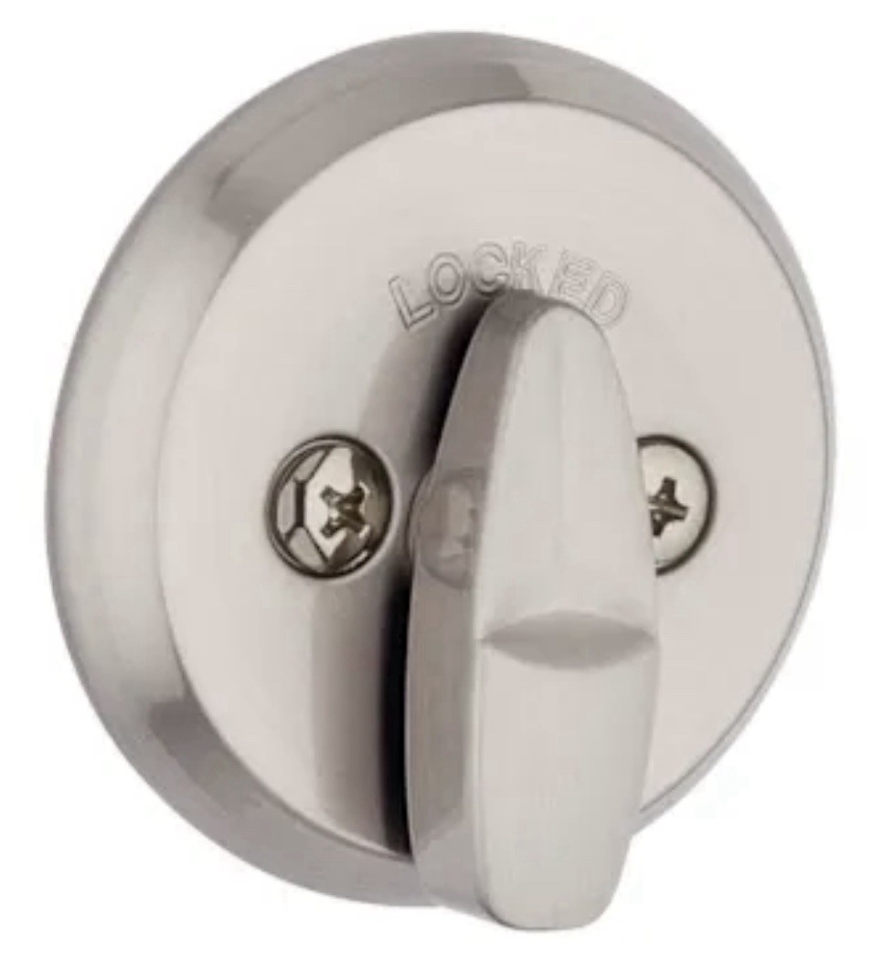 2 Kwikset 817 Series Key Control Satin Nickel Single Cylinder Deadbolt Smart Key gallery