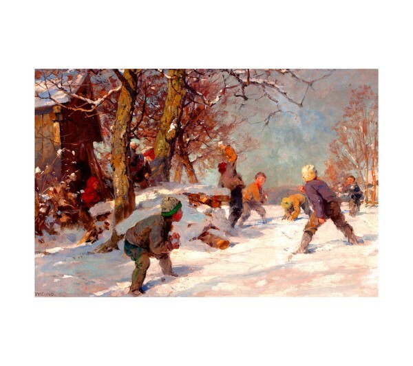 Francois Alfred DFRITZ FREUND Poster or Canvas Fine Wall Art Home Decor Print gallery
