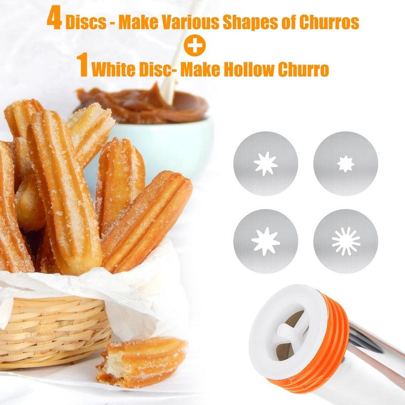 Pahtto Churro Maker Machine 3-In-1 Multifunctional Hollow Churros Machine gallery