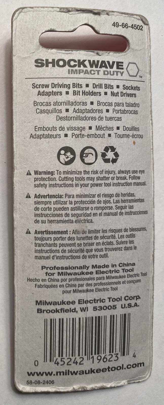 MILWAUKEE 1/4 in. Shockwave Magnetic Nut Driver, 49-66-4502 gallery