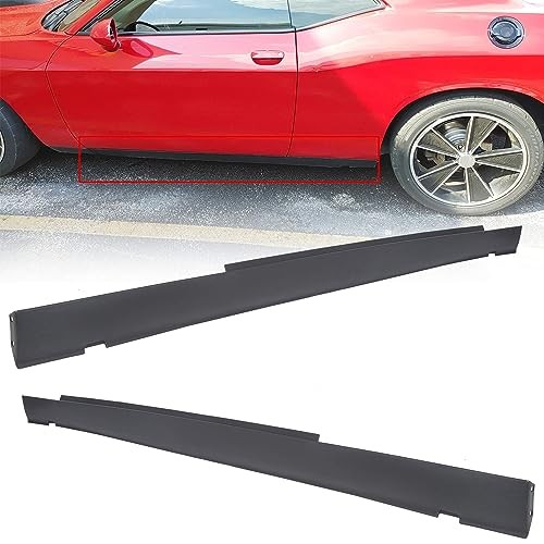 Door Exterior Rocker Panel Guard Molding Trim Rail Compatible Right & Left gallery