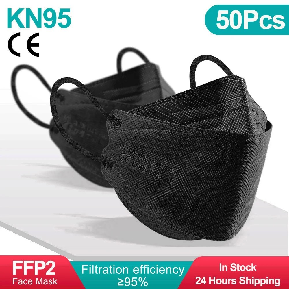 50/100/200 Pcs KN95 Protective 5 Layer Face Mask Disposable KN95 Marks gallery